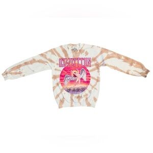 Urban Outfitters Led Zeppelin Tie Dye Sweatshirt Long Sleeve Small UO